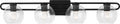 Codyn Four Light Wall / Bath Midnight Black