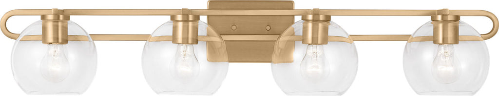 Codyn Four Light Wall / Bath Satin Brass