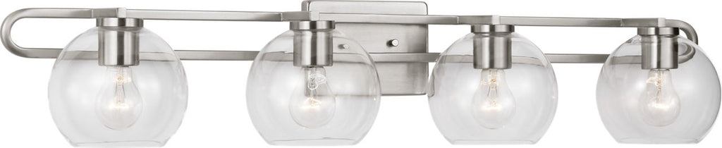 Codyn Four Light Wall / Bath Brushed Nickel