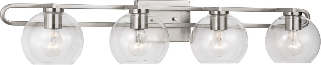 Codyn Four Light Wall / Bath Brushed Nickel