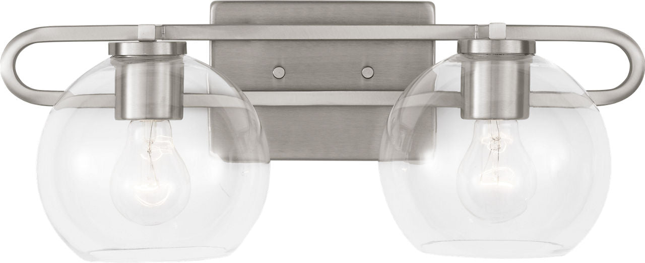 Codyn Two Light Wall / Bath Brushed Nickel