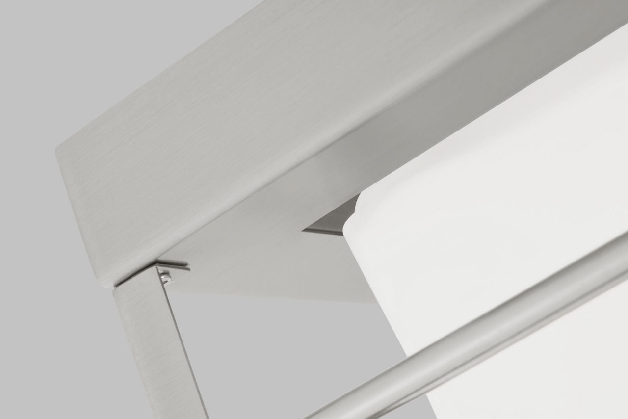 Dearborn Medium LED Flush Mount Brushed Nickel Bulbs Included