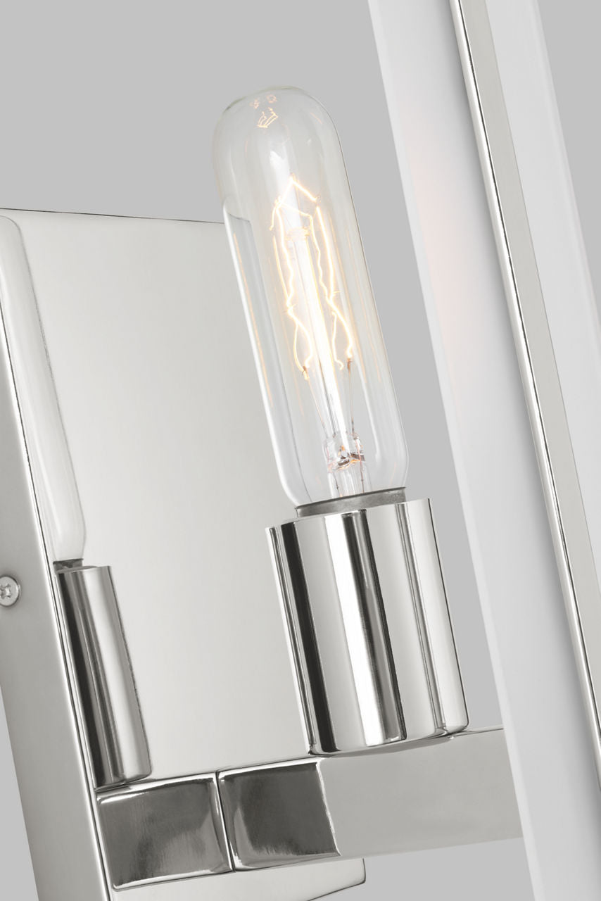 Dex One Light Wall / Bath Sconce Chrome