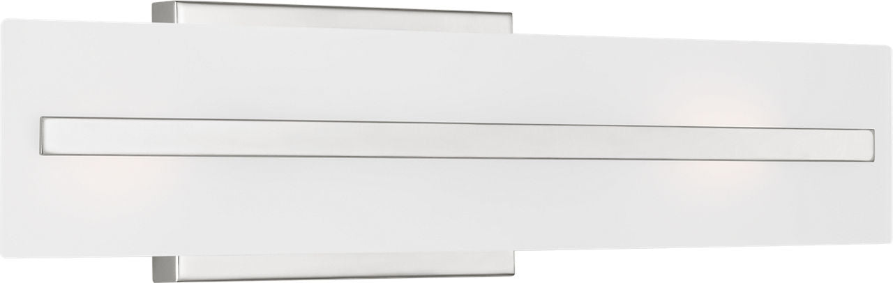 Dex Small Two Light Wall / Bath Chrome Bulbs Inc
