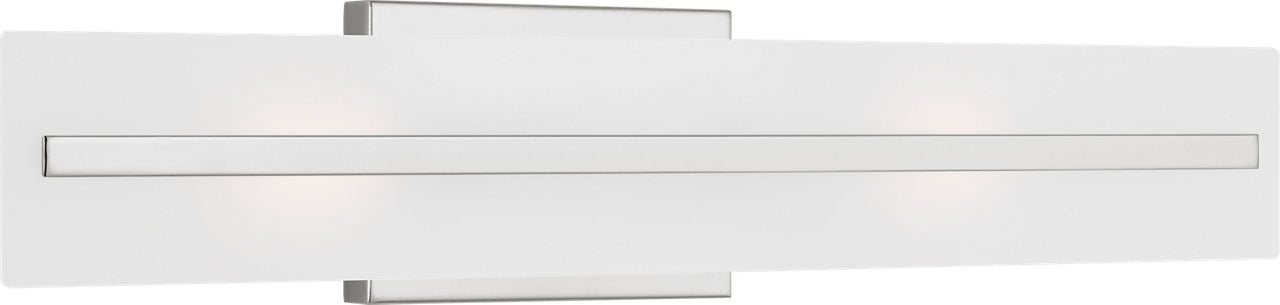 Dex Medium Two Light Wall / Bath Chrome Bulbs Inc