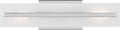 Dex Small Two Light Wall / Bath Chrome Bulbs Inc