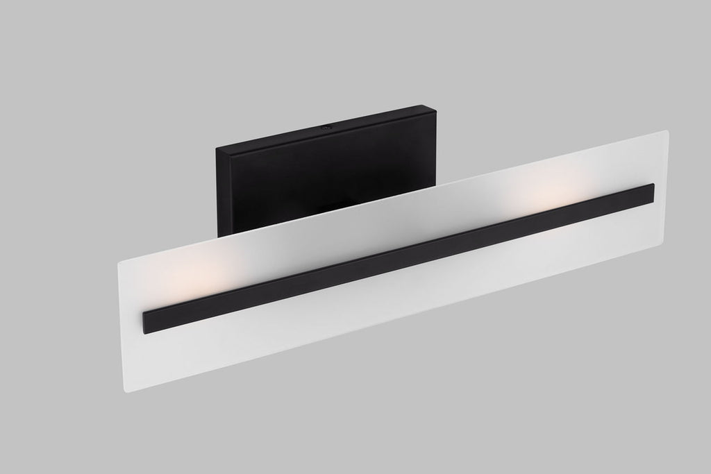 Dex Small Two Light Wall / Bath Midnight Black Bulbs Inc