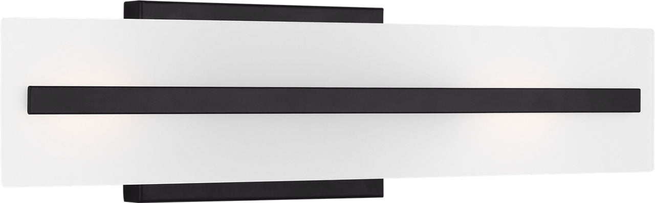 Dex Small Two Light Wall / Bath Midnight Black
