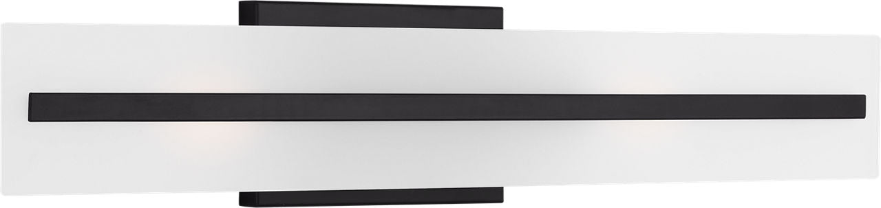 Dex Medium Two Light Wall / Bath Midnight Black
