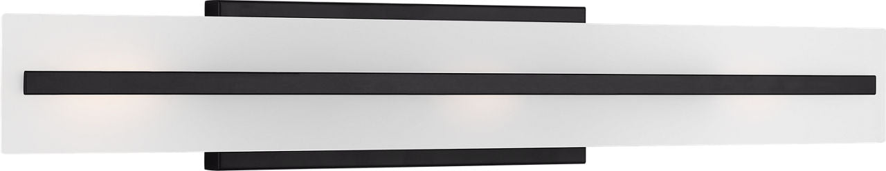 Dex Large Three Light Wall / Bath Midnight Black