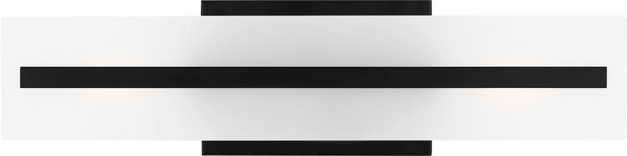 Dex Small Two Light Wall / Bath Midnight Black Bulbs Inc