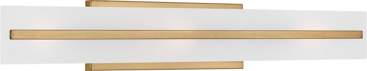 Dex Large Three Light Wall / Bath Satin Brass