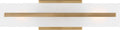 Dex Small Two Light Wall / Bath Satin Brass Bulbs Included