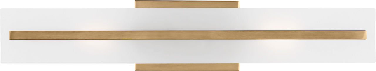 Dex Medium Two Light Wall / Bath Satin Brass