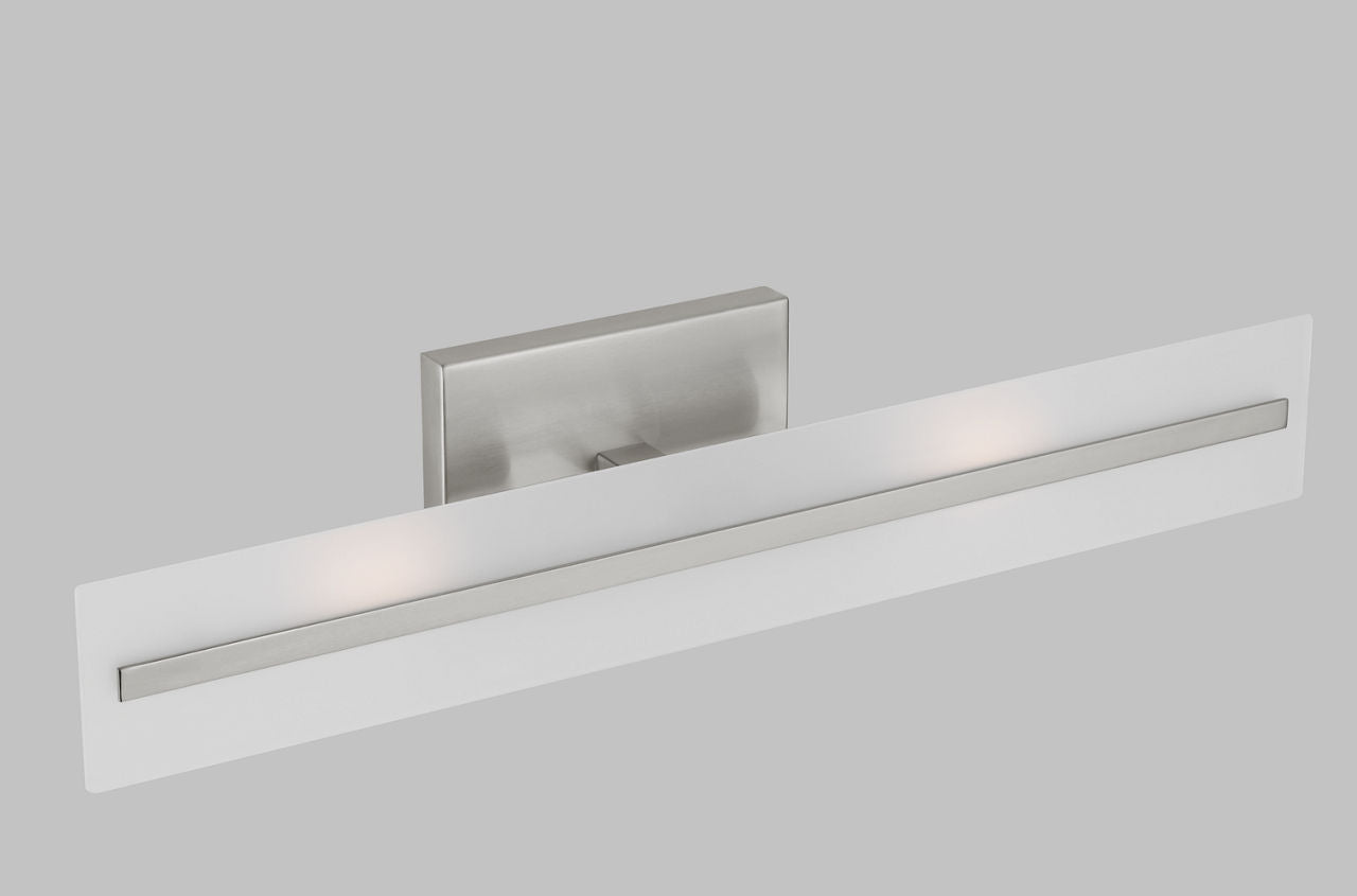 Dex Medium Two Light Wall / Bath Brushed Nickel Bulbs Included