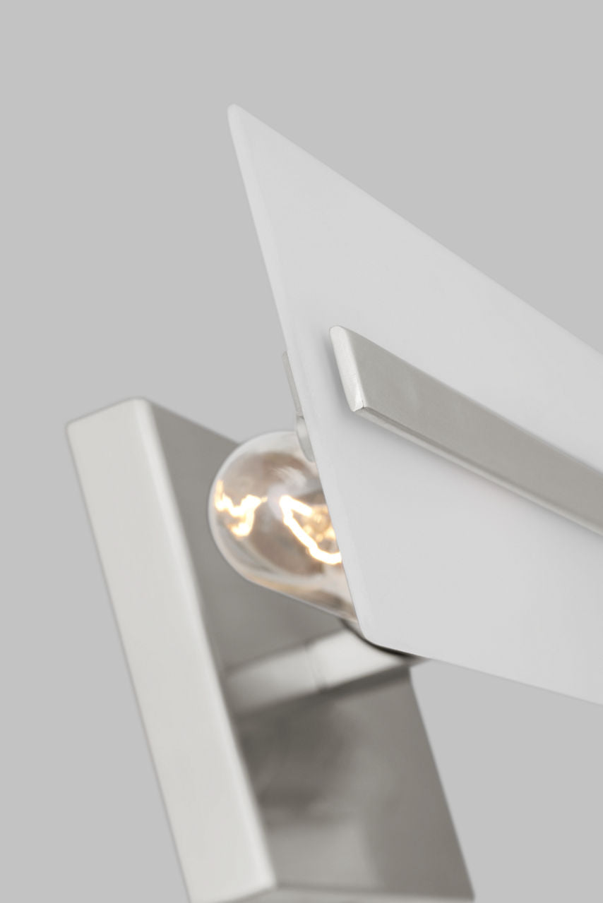 Dex Medium Two Light Wall / Bath Brushed Nickel