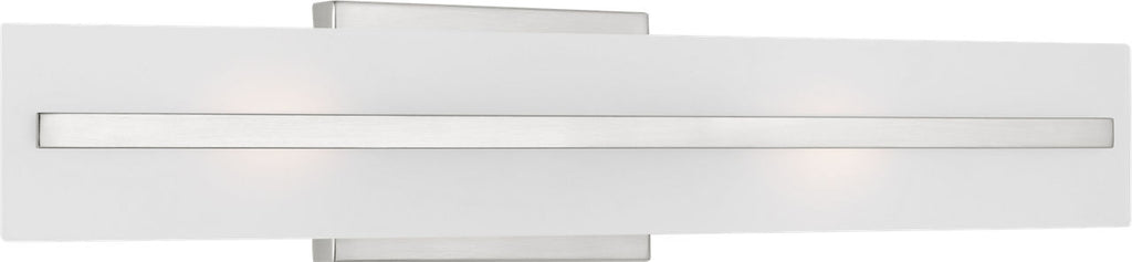 Dex Medium Two Light Wall / Bath Brushed Nickel