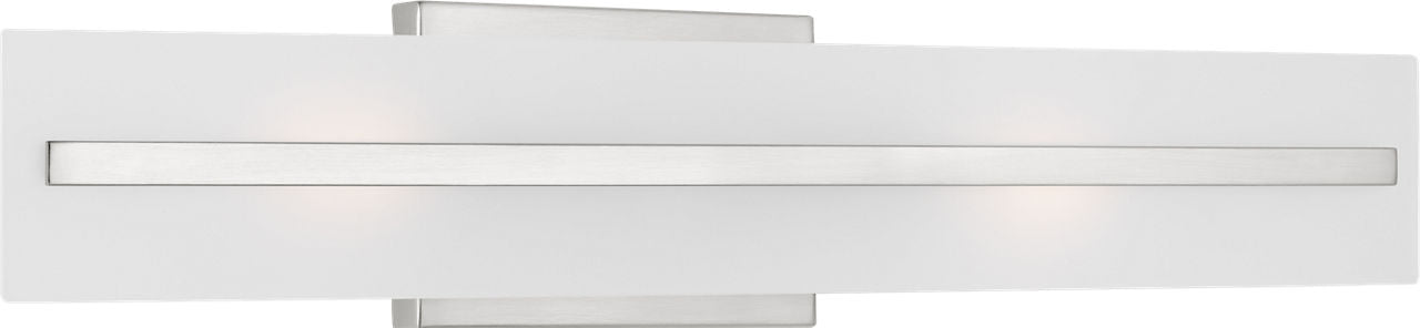 Dex Medium Two Light Wall / Bath Brushed Nickel