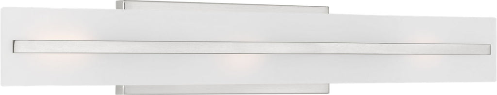 Dex Large Three Light Wall / Bath Brushed Nickel