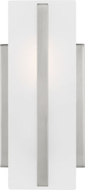 Dex One Light Wall / Bath Sconce Brushed Nickel Bulbs Included