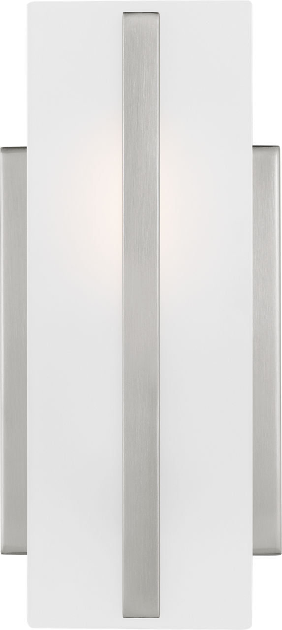 Dex One Light Wall / Bath Sconce Brushed Nickel Bulbs Included