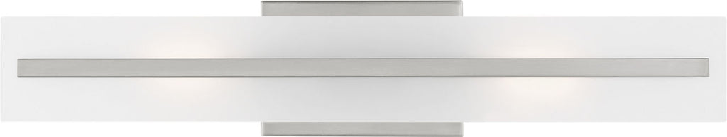 Dex Medium Two Light Wall / Bath Brushed Nickel Bulbs Included