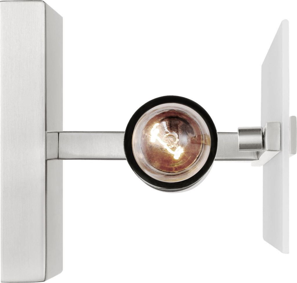 Dex Small Two Light Wall / Bath Brushed Nickel Bulbs Included