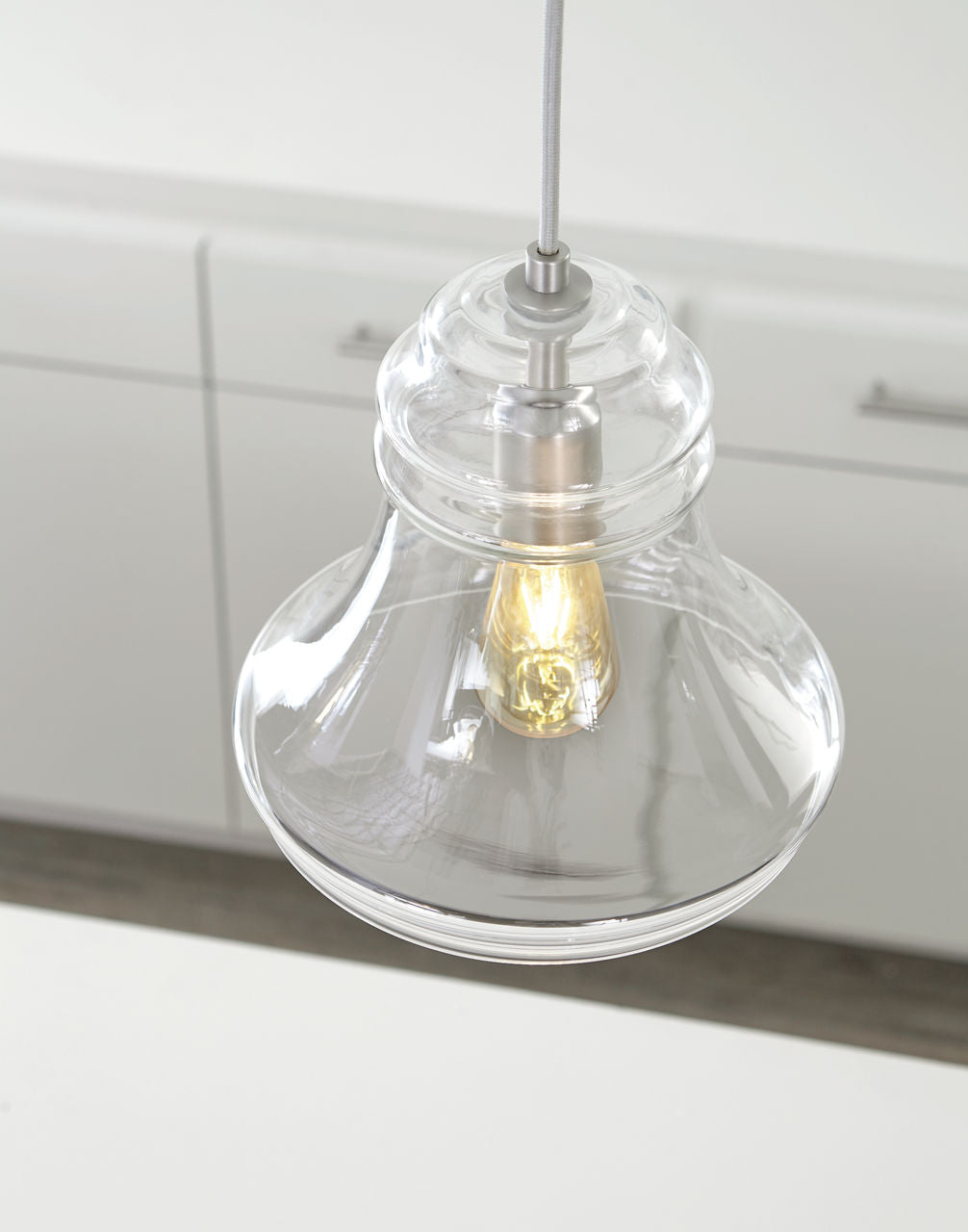 Doyle One Light Mini-Pendant | Satin Nickel