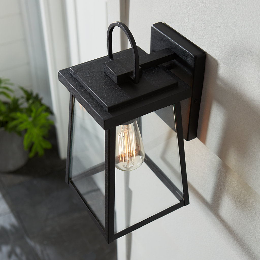 Founders Medium Wall Lantern | Black