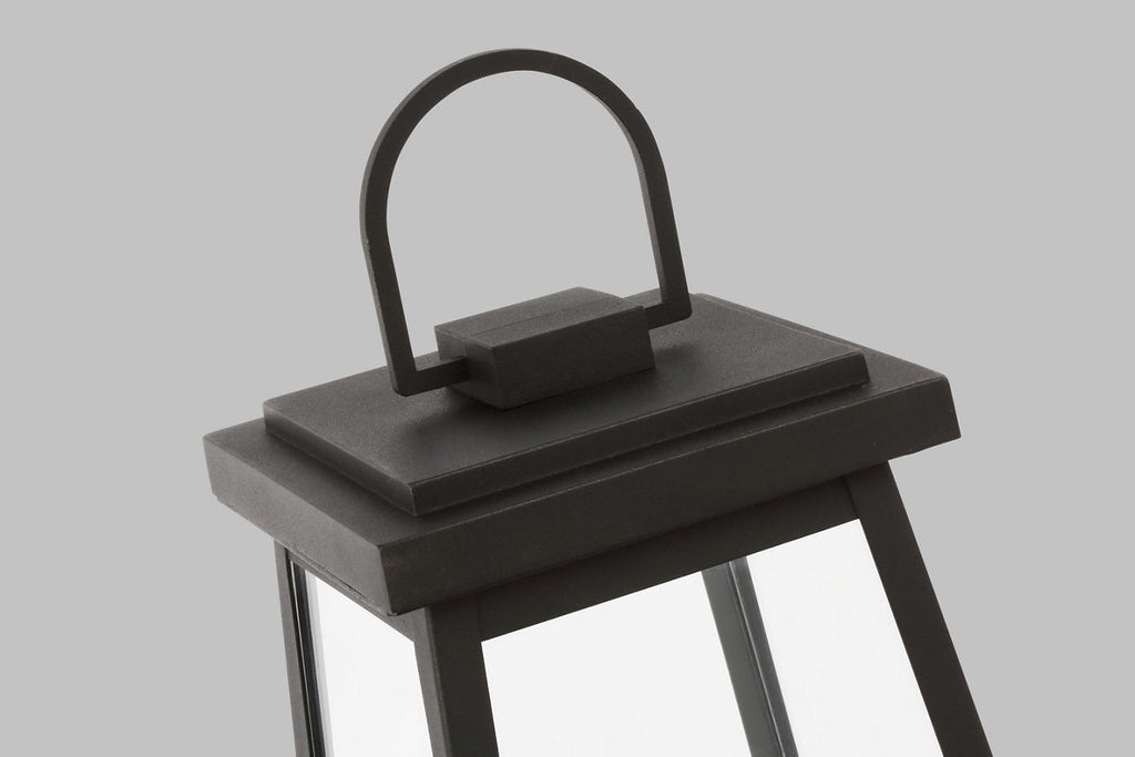 Founders Post Lantern | Black Frosted Bulb