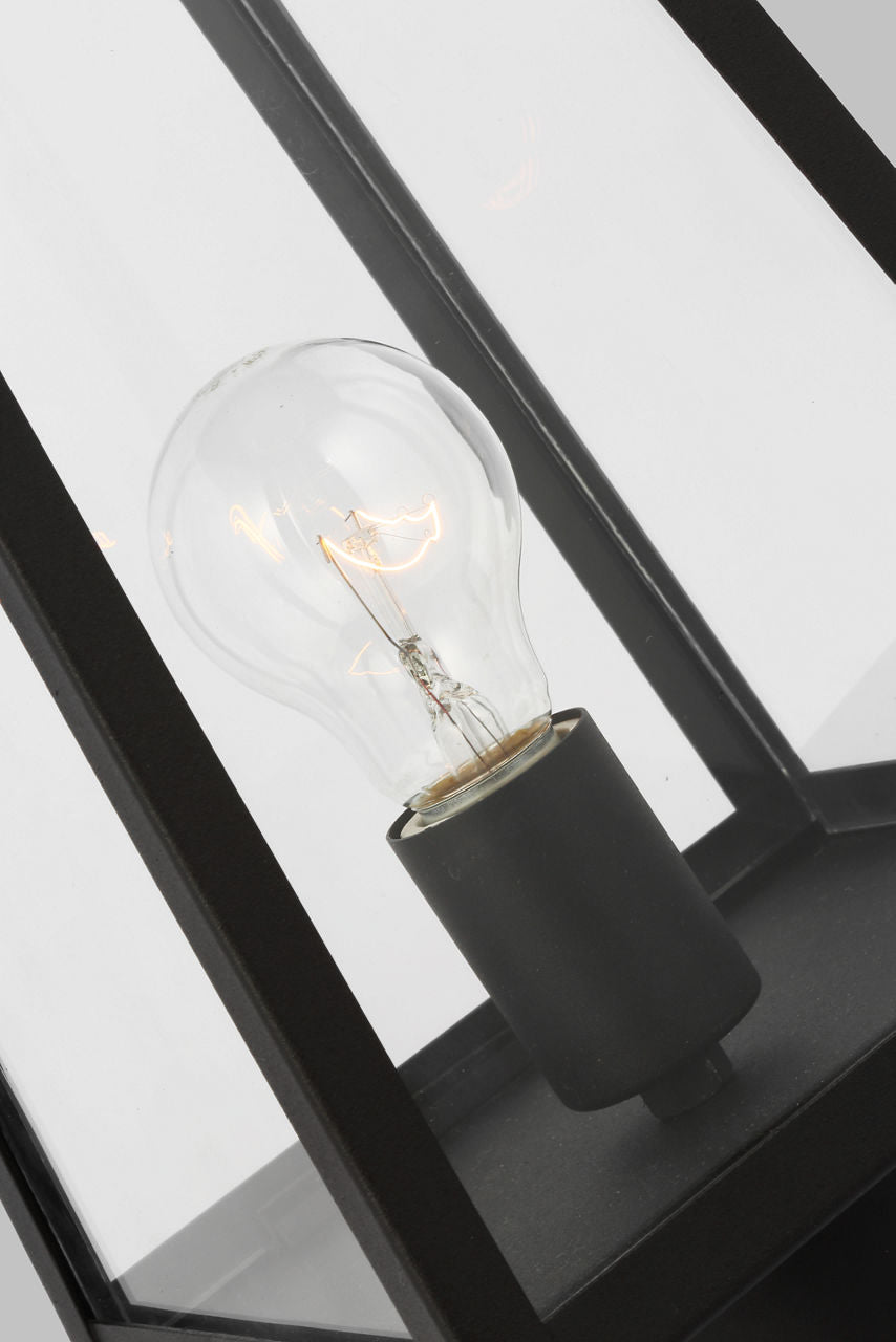 Founders Post Lantern | Black Clear Bulb