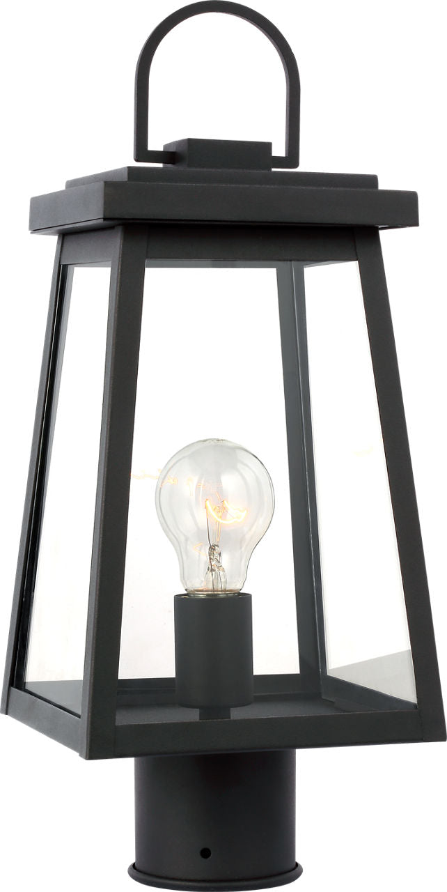 Founders Post Lantern | Black Clear Bulb