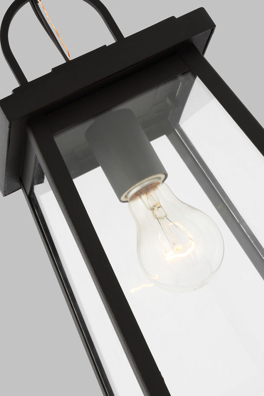 Founders Pendant | Black Clear Bulb