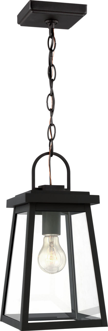 Founders Pendant | Black Clear Bulb