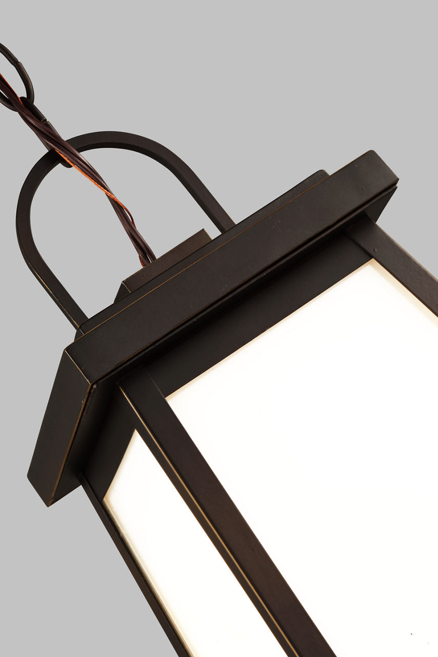 Founders Pendant | Antique Bronze Clear Bulb