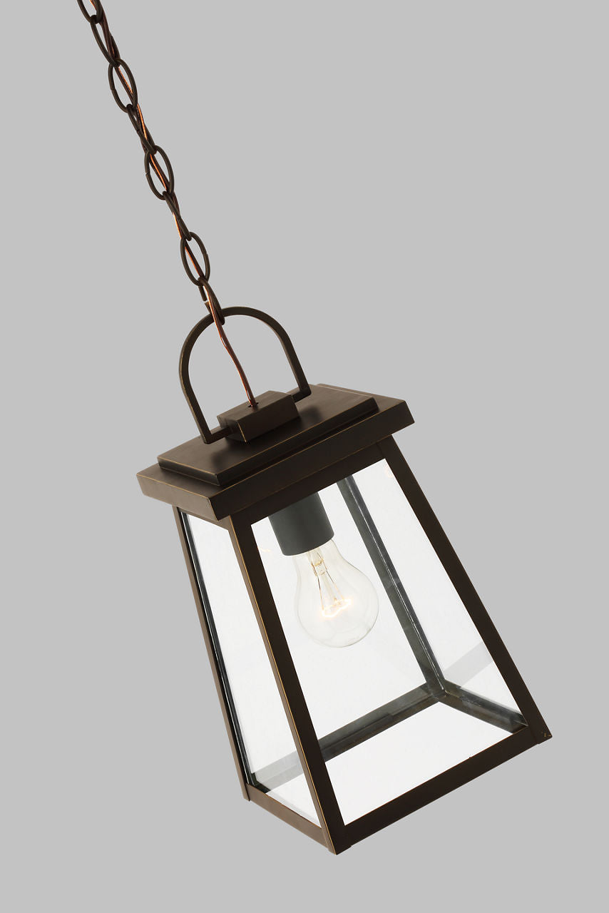 Founders Pendant | Antique Bronze Clear Bulb