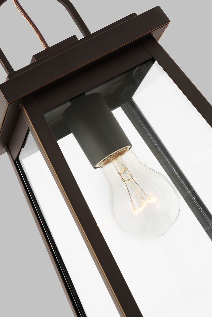 Founders Pendant | Antique Bronze Clear Bulb