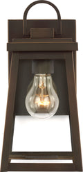 Founders Small Wall Lantern | Antique Bronze Frosted Bulb