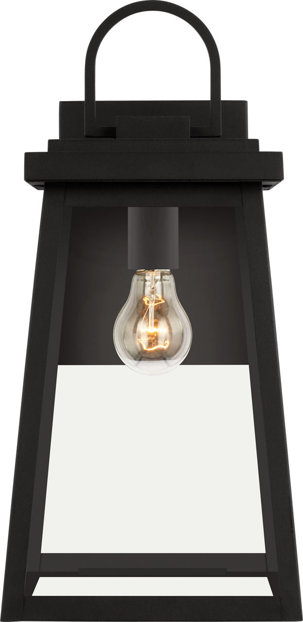 Founders Large Wall Lantern | Antique Bronze Clear Bulb