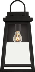 Founders Large Wall Lantern | Black Frosted Bulb