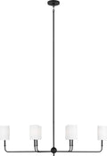 Foxdale Linear Chandelier | Midnight Black