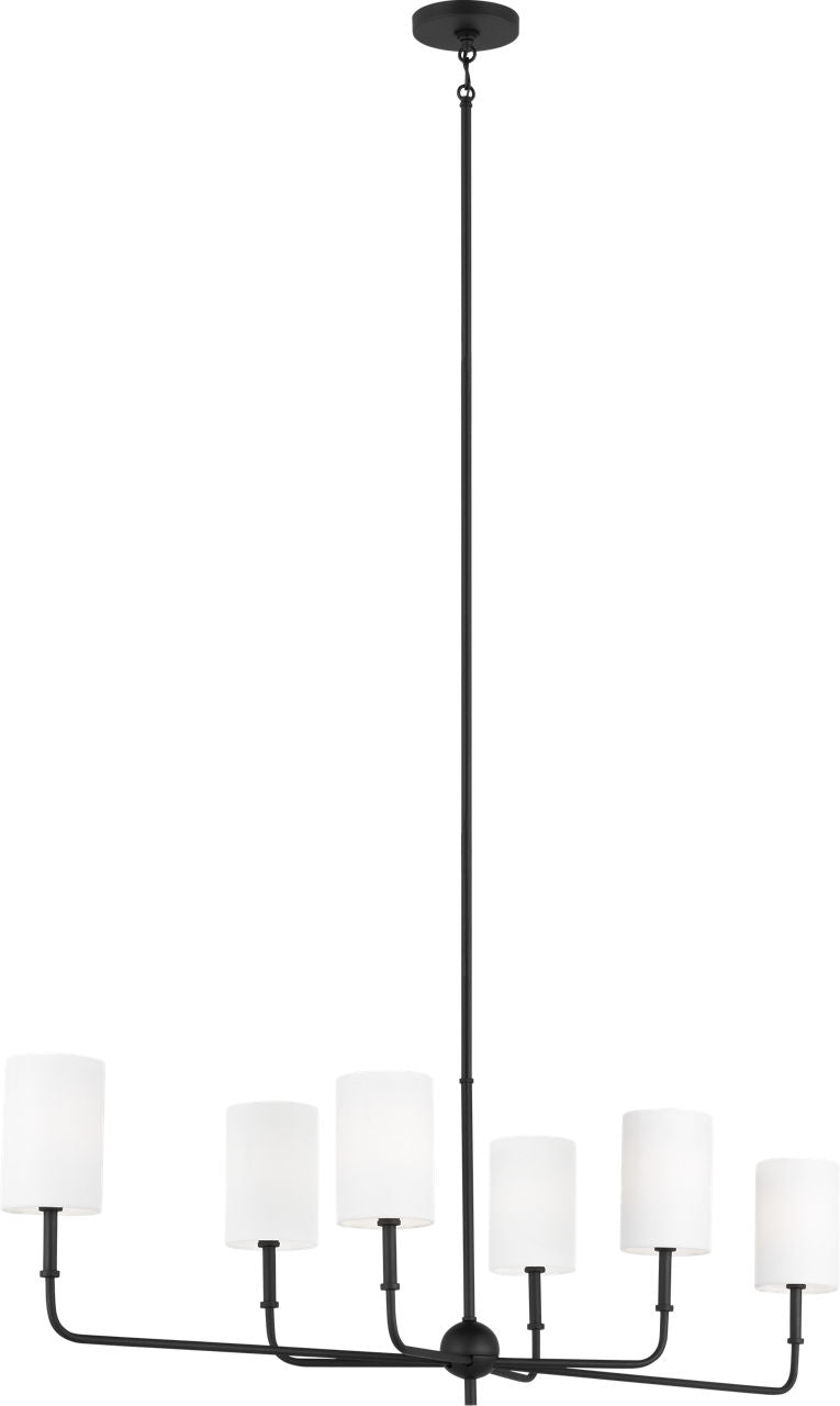 Foxdale Linear Chandelier | Midnight Black