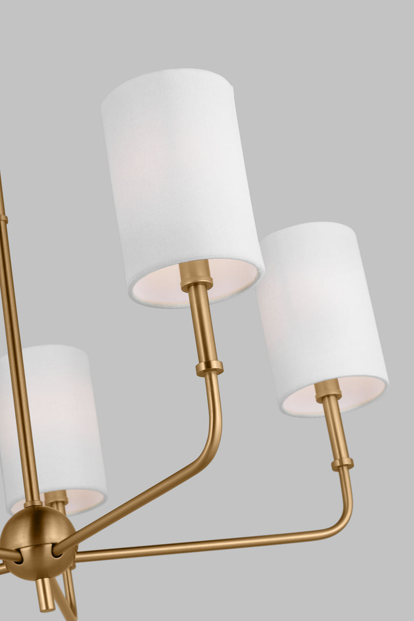 Foxdale 5-Light Chandelier | Satin Brass