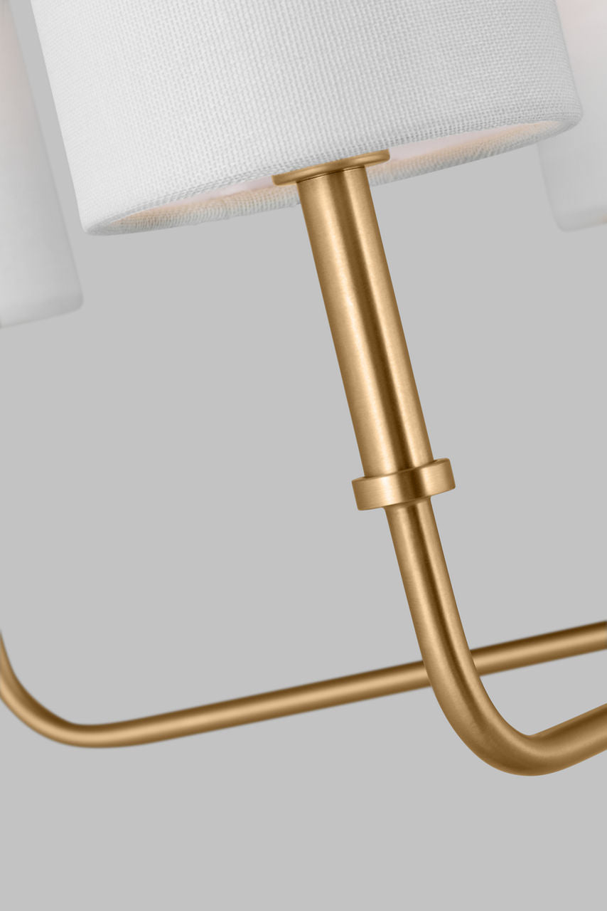 Foxdale 5-Light Chandelier | Satin Brass