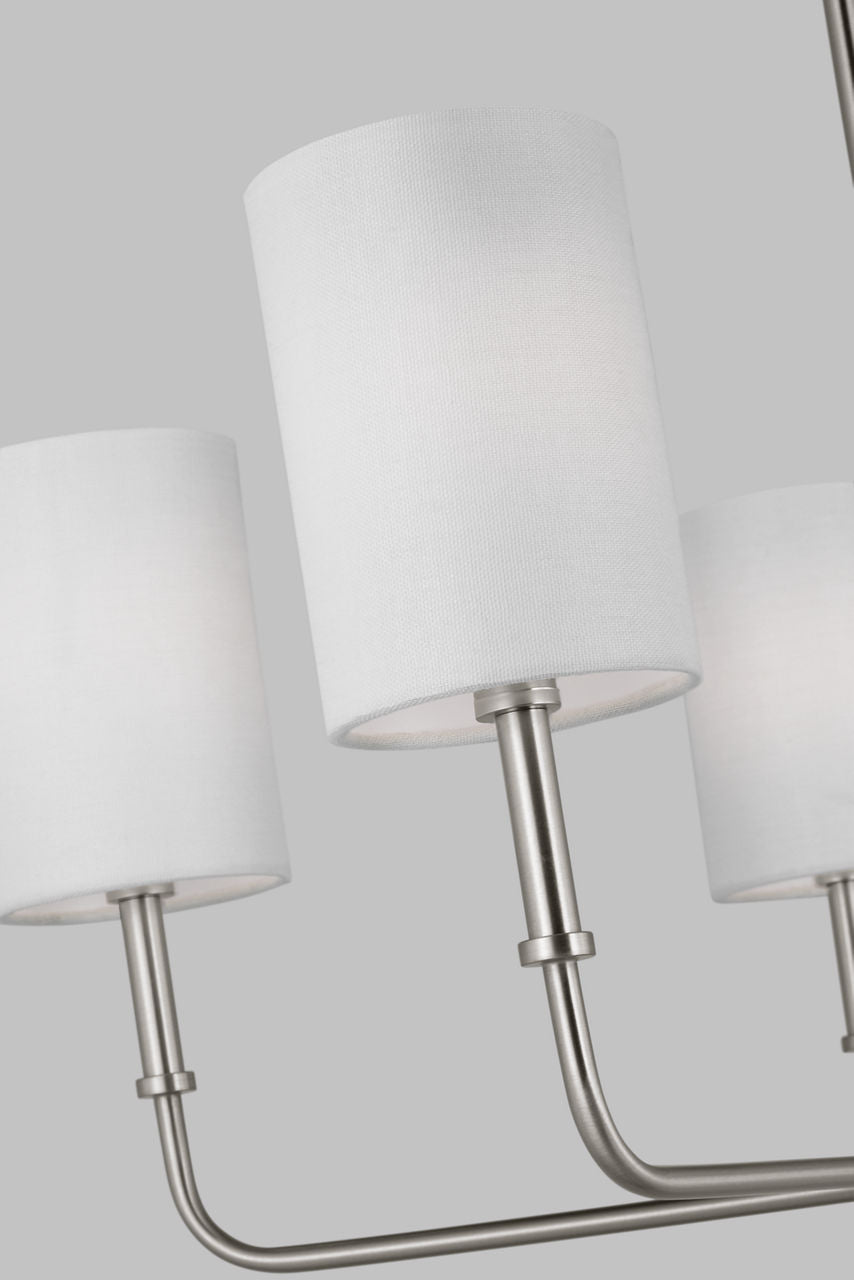 Foxdale 5-Light Chandelier | Brushed Nickel