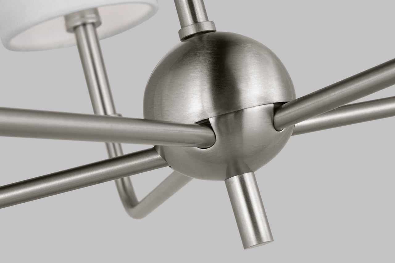 Foxdale 5-Light Chandelier | Brushed Nickel