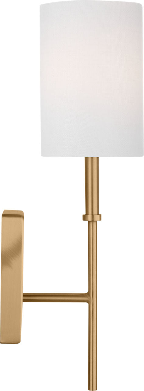 Foxdale 1-Light Sconce | Brushed Nickel Bulbs Included