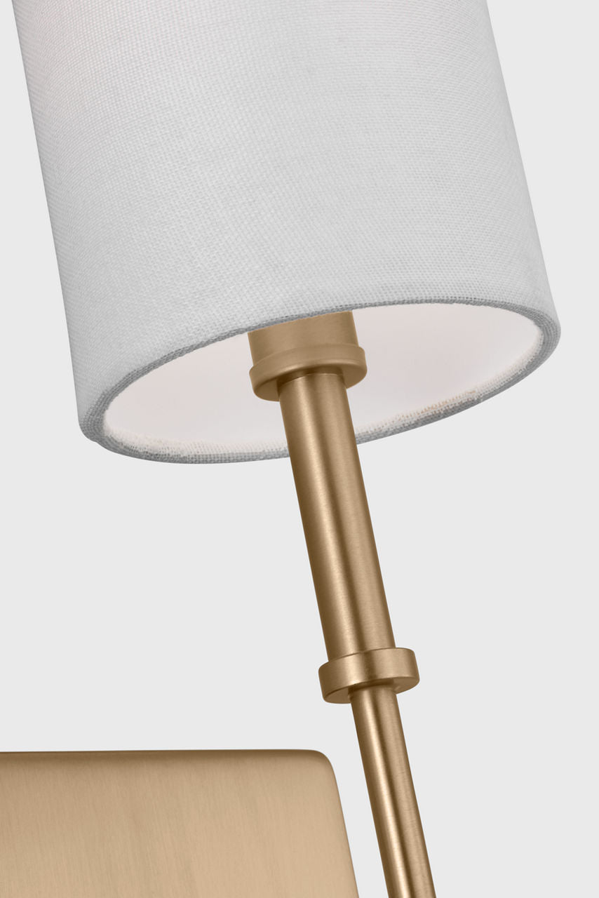 Foxdale 1-Light Sconce | Satin Brass