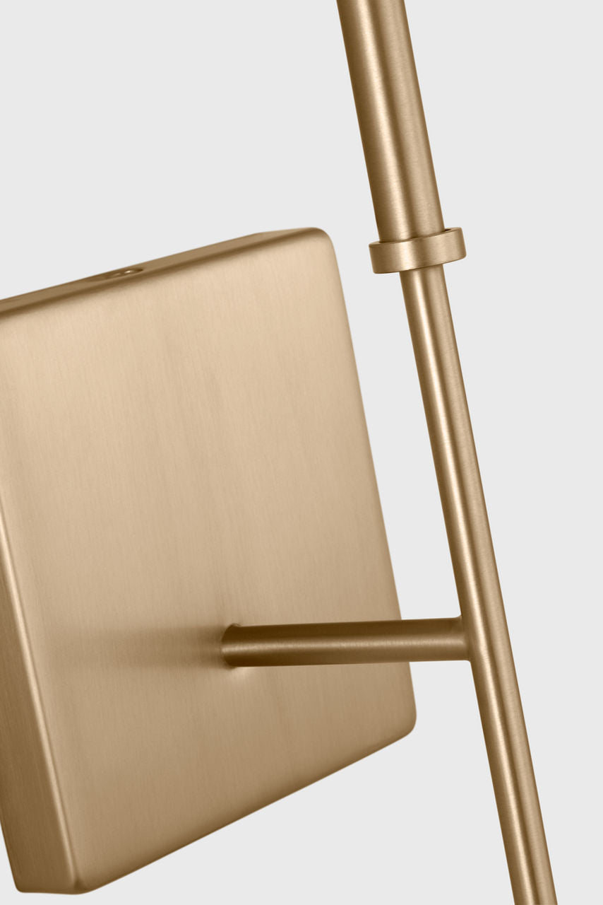 Foxdale 1-Light Sconce | Satin Brass Bulbs Included