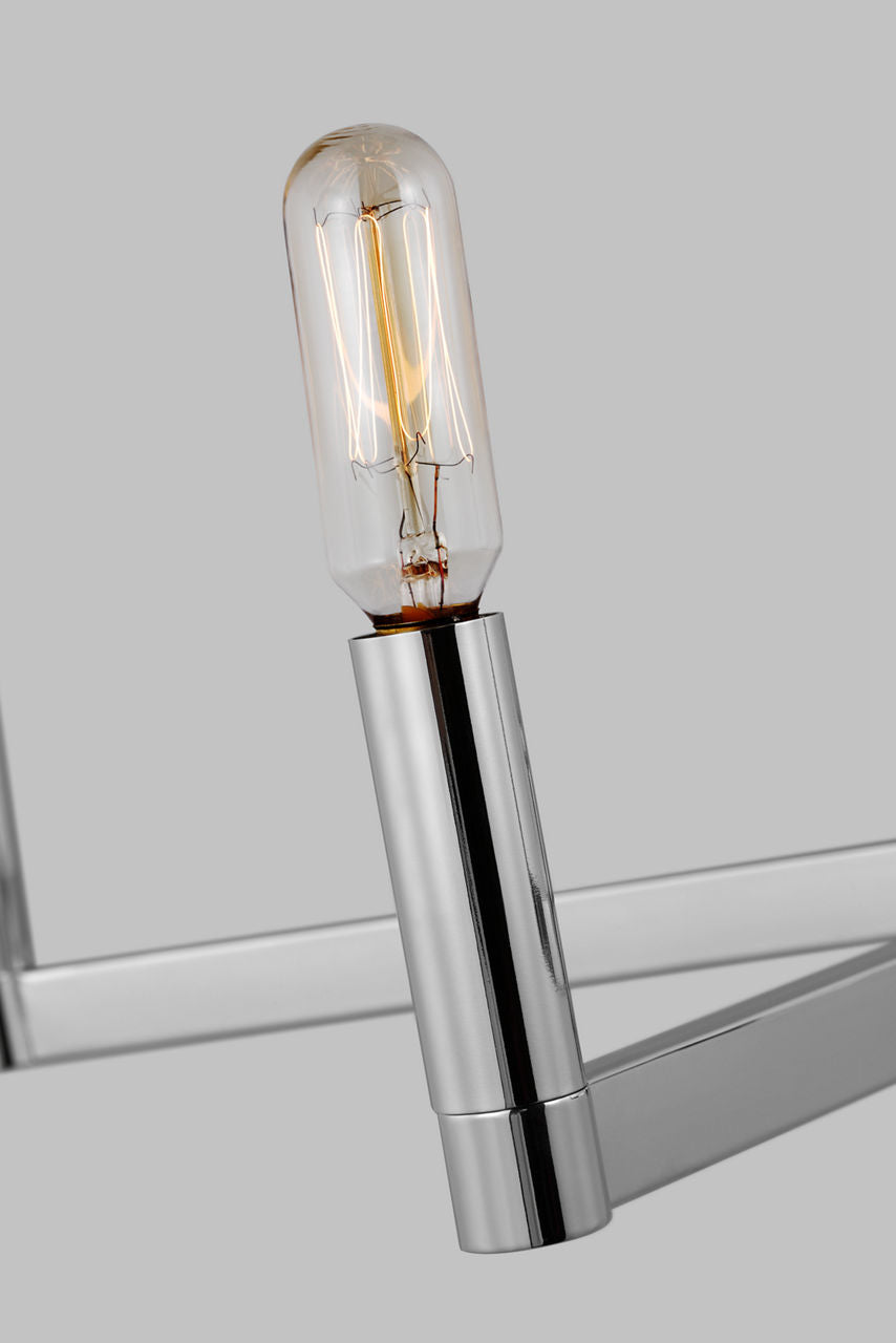 Fullton 5-Light Chandelier | Chrome | No Shade Bulb(s) Not Included